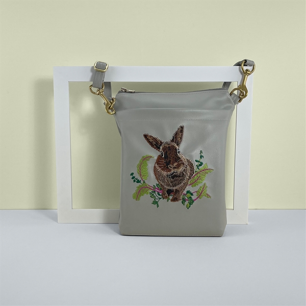 Pet Portrait Crossbody Bag Rabbit